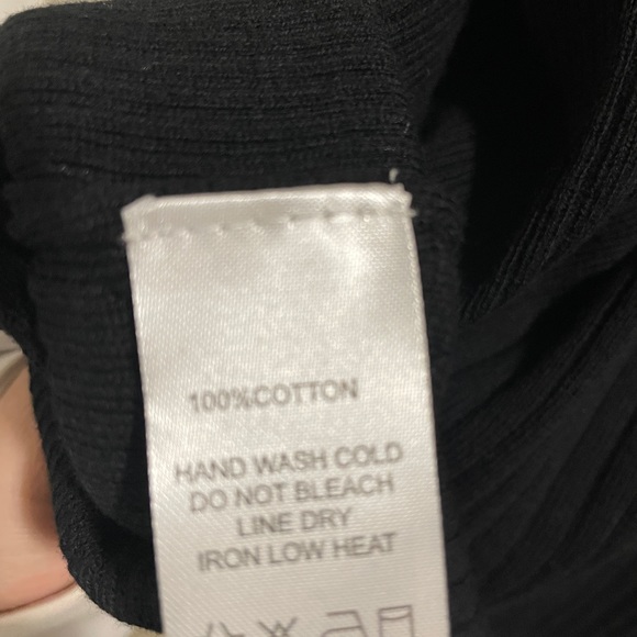 Soft Knit Halter Top in Black - Picture 4 of 4